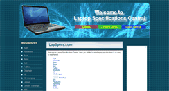 Desktop Screenshot of lapspecs.com